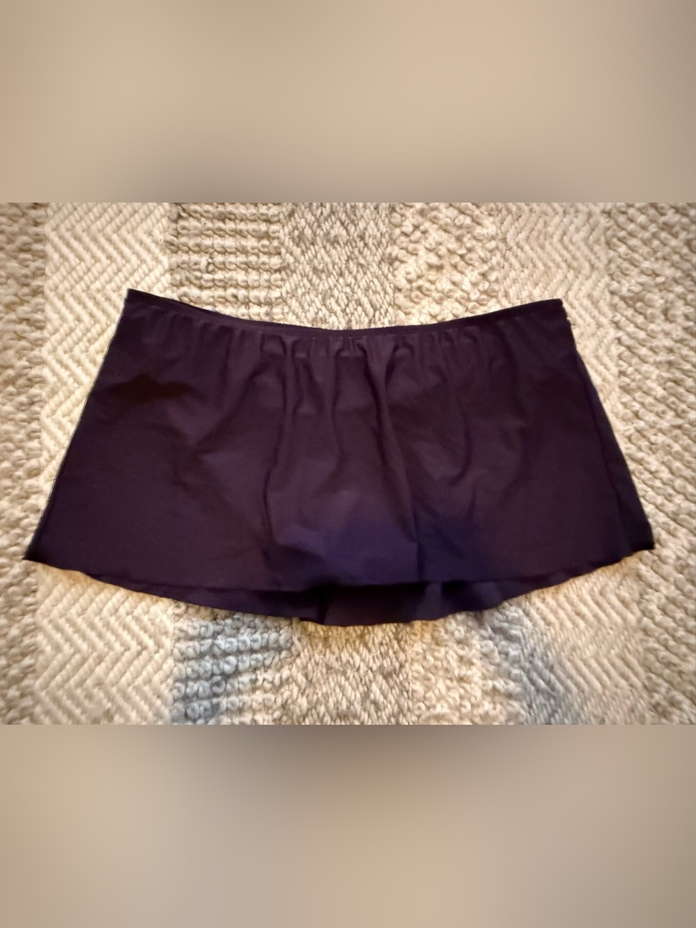 Merona dark purple Swim Skirt XL new w/tags built in swim bottoms